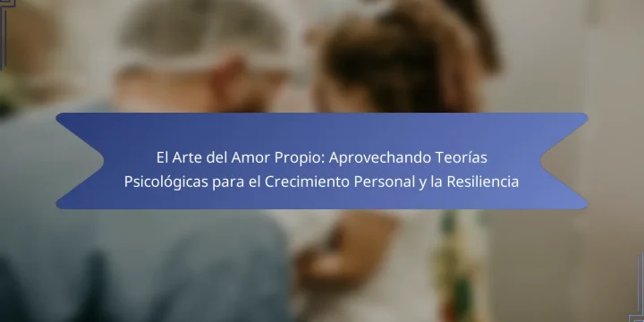 El Arte del Amor Propio: Aprovechando Teorías Psicológicas para el Crecimiento Personal y la Resiliencia