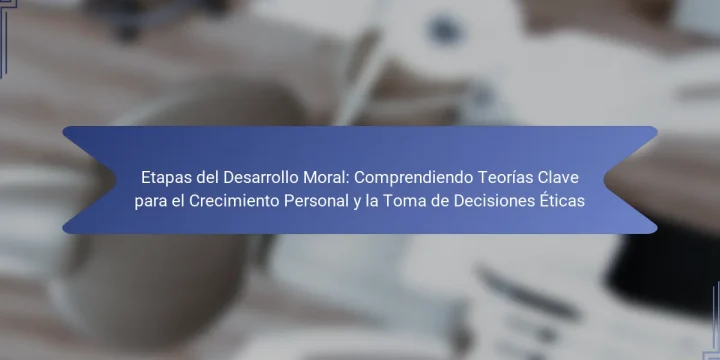 Etapas del Desarrollo Moral: Comprendiendo Teorías Clave para el Crecimiento Personal y la Toma de Decisiones Éticas