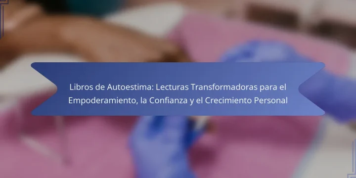 Libros de Autoestima: Lecturas Transformadoras para el Empoderamiento, la Confianza y el Crecimiento Personal
