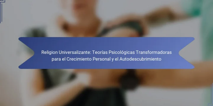Religion Universalizante: Teorías Psicológicas Transformadoras para el Crecimiento Personal y el Autodescubrimiento